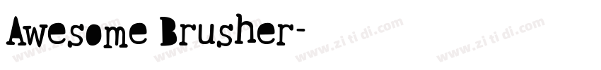 Awesome Brusher字体转换